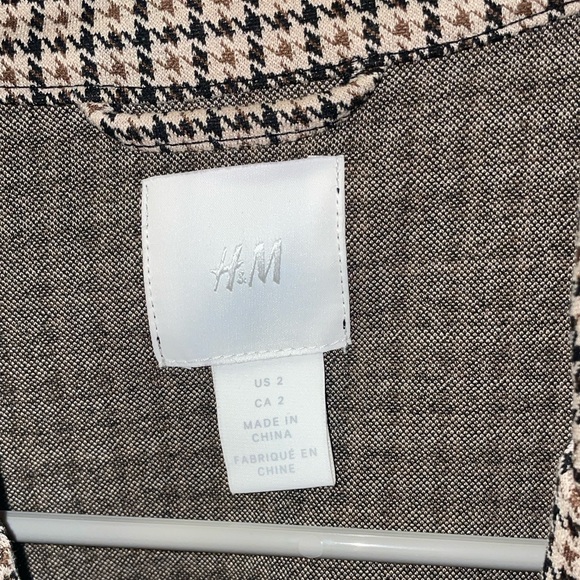 H&M Houndstooth Patterned Blazer - Picture 2 of 4
